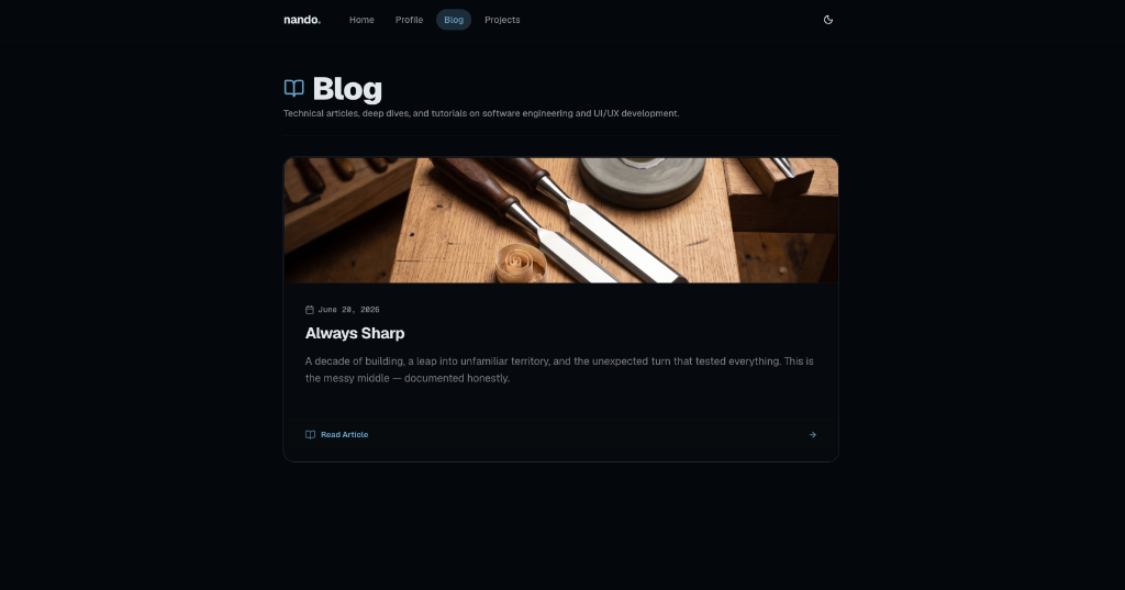 Blog Articles Feed