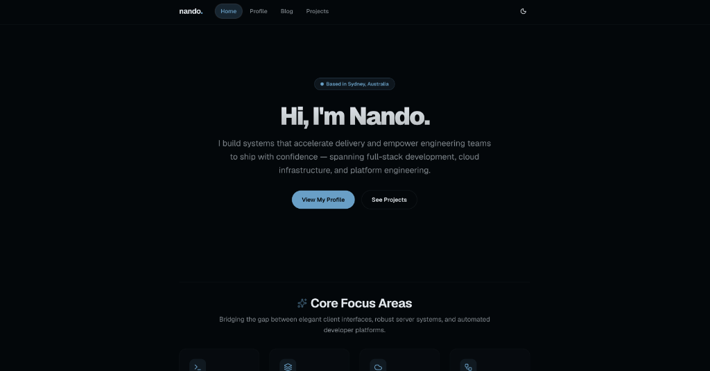Portfolio Homepage